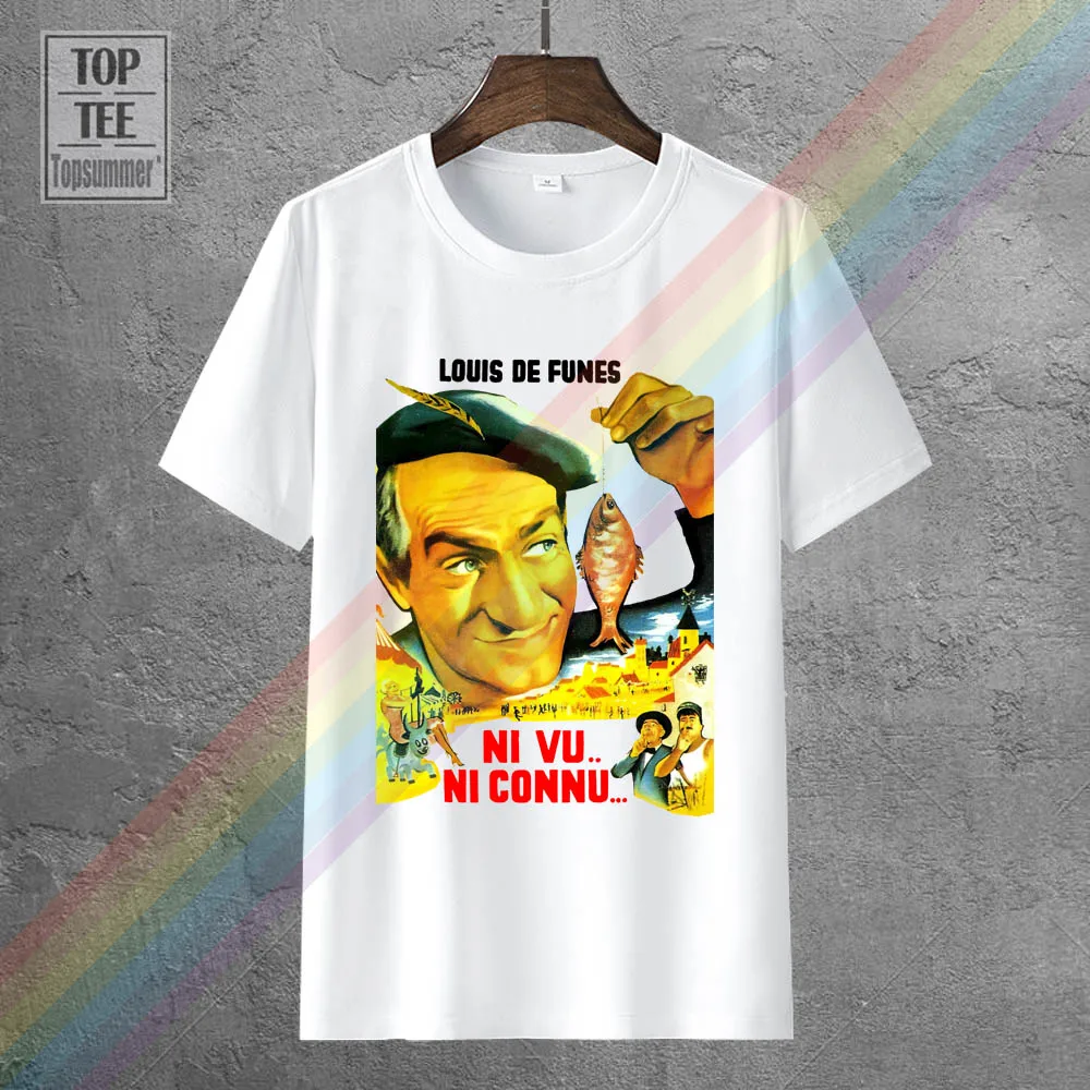 

Ni Vu Ni Connu Ver 1 Poster T Shirt Yellow All Sizes S 4Xl Louis De Funes