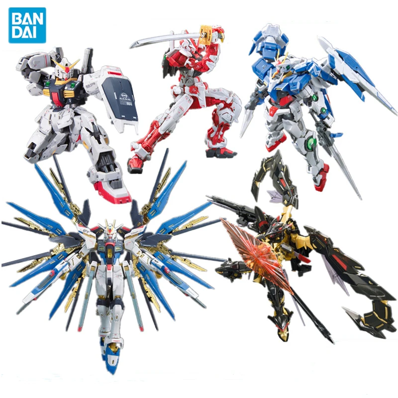 

Bandai собранная модель RG1/144 импульсная Страйк Фридом Золотая Heresy Единорог пират V Bull Gundam игрушка ручной работы подарок