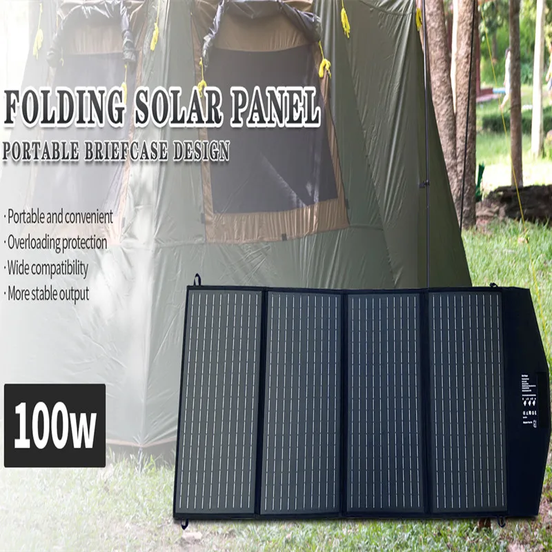 

Foldable ETFE Flexible Solar Panel 60W 100W 120W For Phoneand Battery Charger Solar System Kit 12V 18V 5V Output Mono Solar Cell