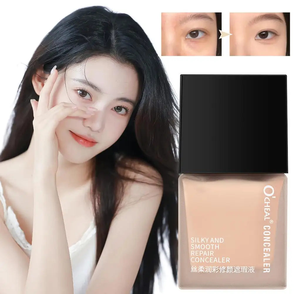 

Square Bottle Hydrating Concealer Liquid Foundation Natural 10ml Holding Skin Makeup Moisturizing Primer Nourishing Cream Z9V2