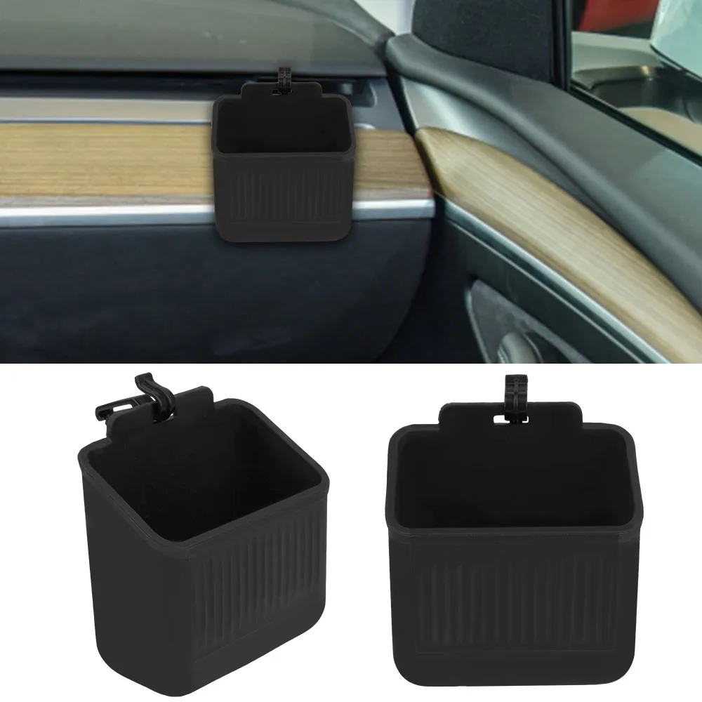 

Storage Box Hidden Black TPE Auto Interior Accessories For Tesla Model Y Universal Parts New Easy Install Bag