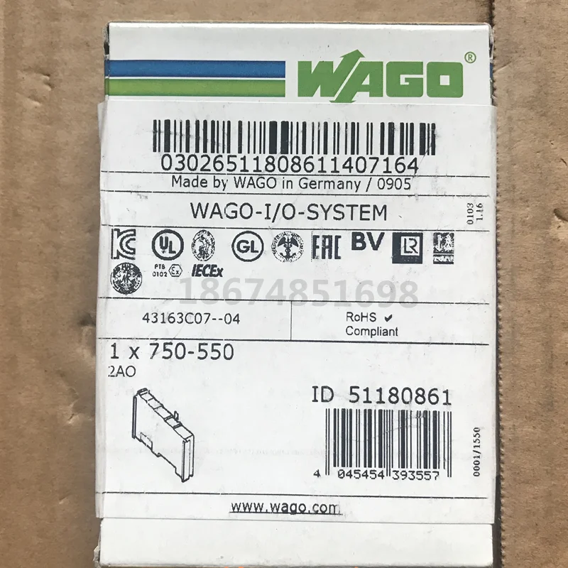 8-канальный WGAO Universal 750-430 750-530 750-550 750-437 750- 431750 -554