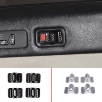 for 2003 2007 hummer h2 abs carbon fiber style car styling car safety lock switch decorative cover sticker car interior parts