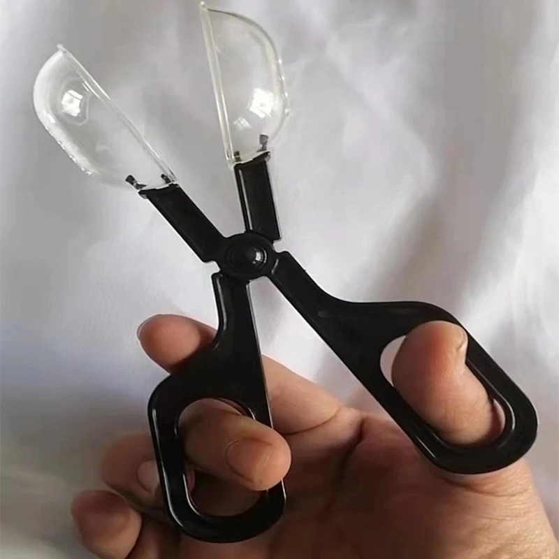 Прозрачные пластиковые щипцы для кормления рептилий ящериц пауков молей