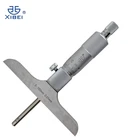 Бренд Xibei 0-25 мм 0-50 мм 0-100 мм 0-150 мм Микрометр глубина 0,01 мм Микрометр датчик с стержнями глубина штангенциркуль, измерительные инструменты