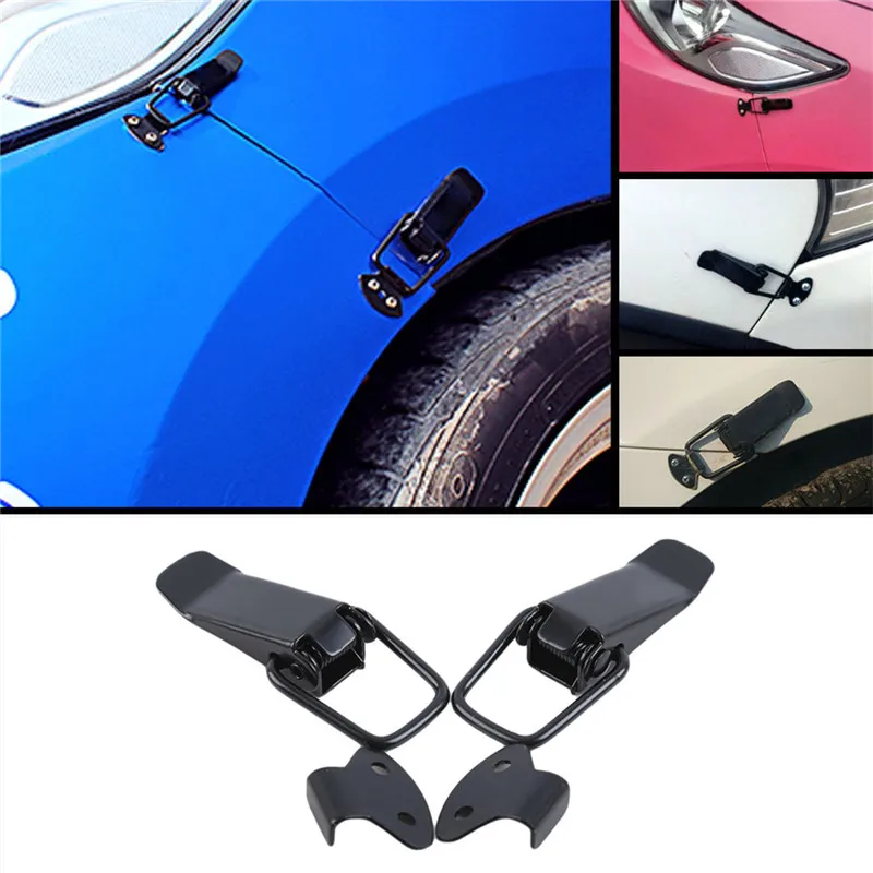 

New Car Bumper Security Hook Auto Accessories Lock Clip Kit For Racing Quick Release Fasteners Car Truck Hood Clip