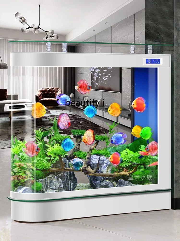 Усовершенствованный аквариум-пуля для гостиной небольшой экологический экран