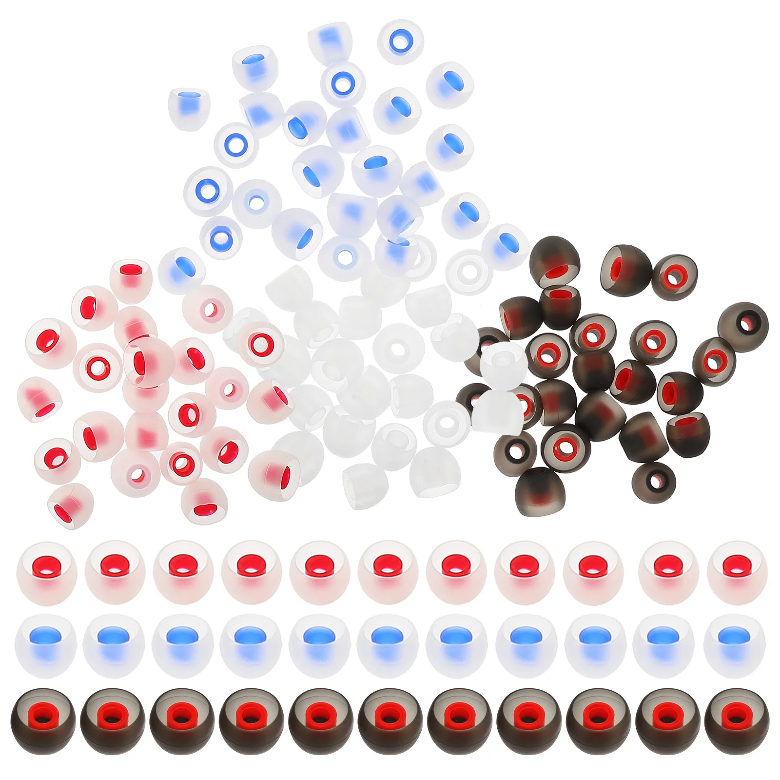 

Replacement Tips Ear Earphone Earbuds Earbud Silicone Accessories Pads Caps Supplies Covers Cushion Buds Replacements