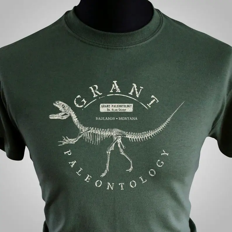 

Amazing male Tees Men t-shirt Casual Oversized Grant Paleontology T Shirt women T-shirts Graphic Short Sleeve Ladies t shirt