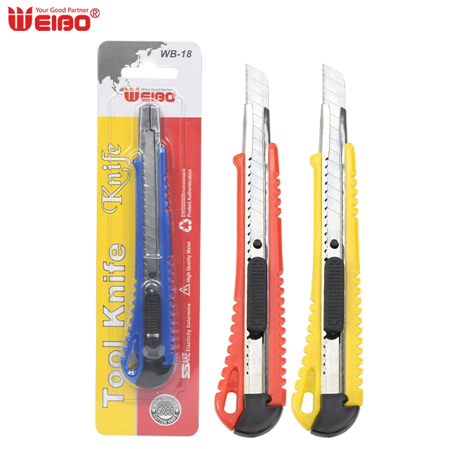 

WB-18 hot sale stationery office Creative Paper knife Utility knife
