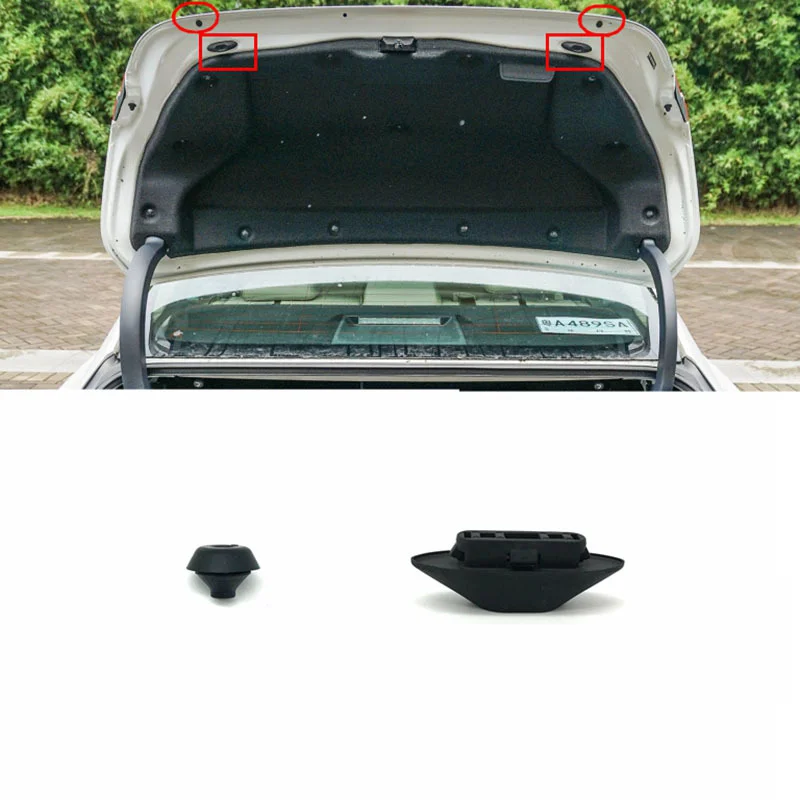 

Trunk Hood Rubber Buffer Tailgate Lid Rubber Particles Damping Pad for Toyota Camry 8 2018-2021 Avalon