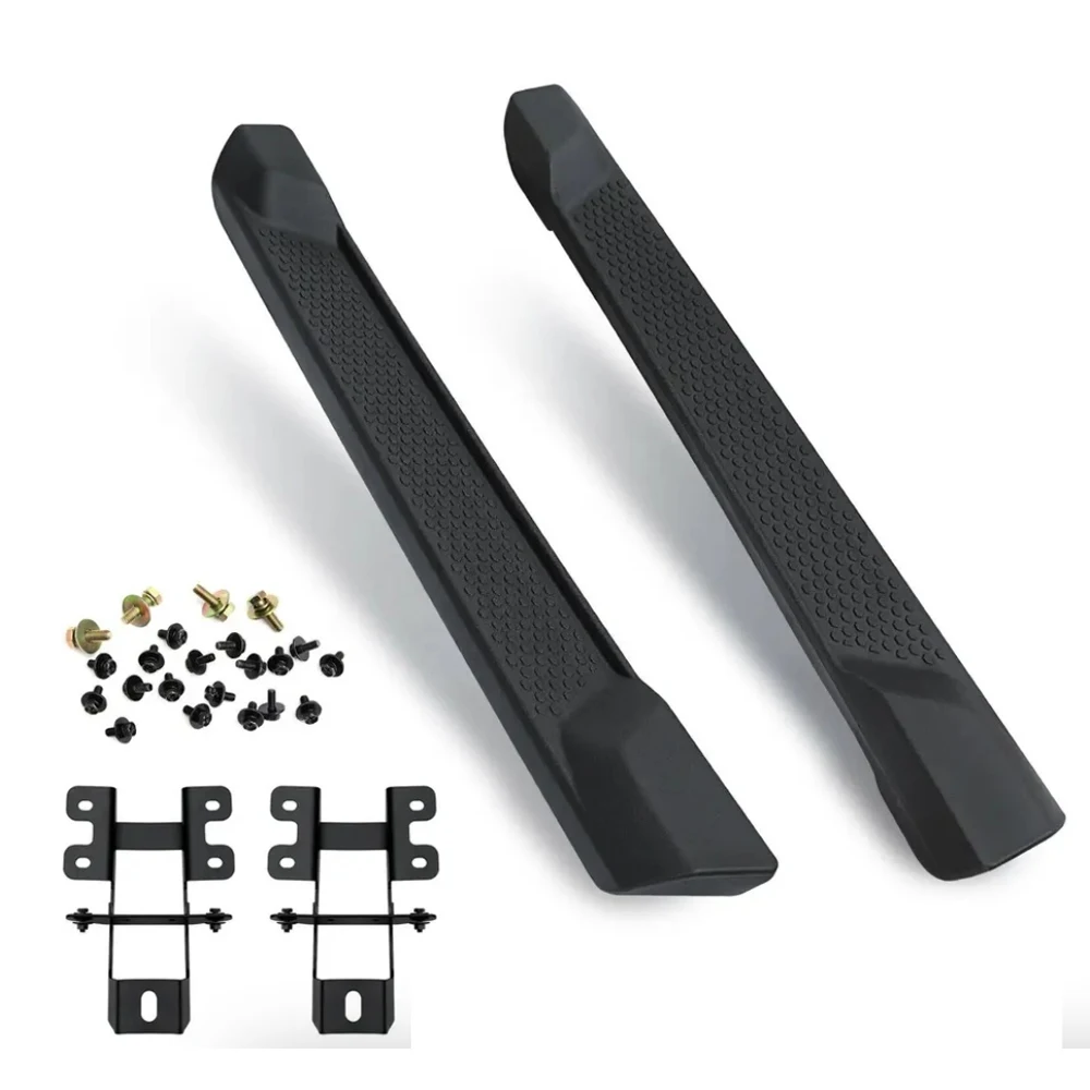 Подножки для Jeep Wrangler JL 2018-2023 2 двери черные боковые модифицированные детали