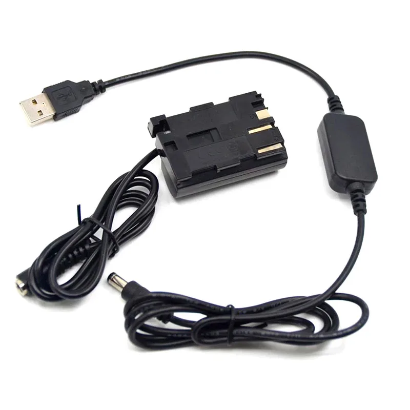 USB-кабель-адаптер Vitesun 5 В + фиктивная батарея BP-511 DR-E2 DR-400 для камеры Canon ACK-E2 EOS 5D 10D 20D