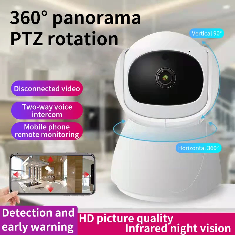 

2mp Wifi Camera Surveillance Camera Cctv Auto Tracking Smart Home 1080p Wireless Ip Camera Auto Tracking Baby Monitoring