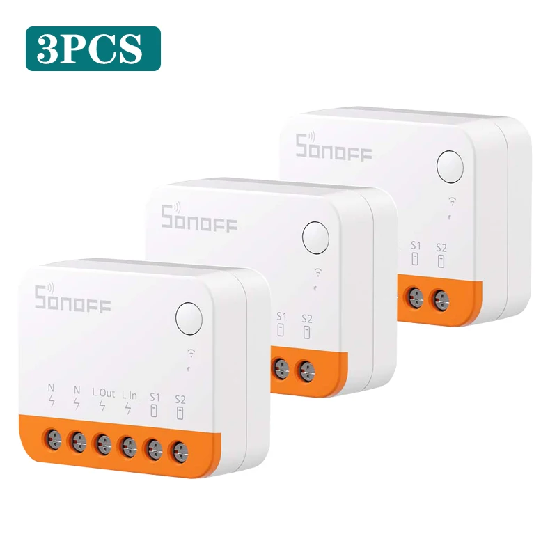 

SONOFF MINIR4 Wi-Fi Smart Switch 10A MINI Extreme Smart Home Релейный модуль Дистанционное голосовое управление для Alice Google Assistant Alexa