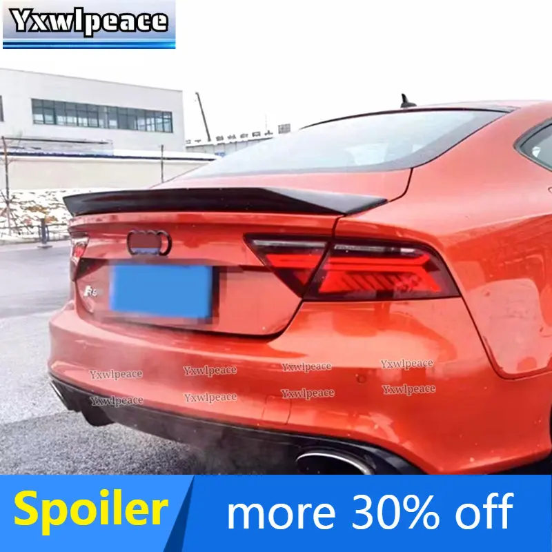 

A7 Carbon Fiber Rear Spoiler for Audi A7 S7 RS7 2013 2014 2015 2016 Car Rear Trunk Lip Spoiler Wing Body Kit Accessories
