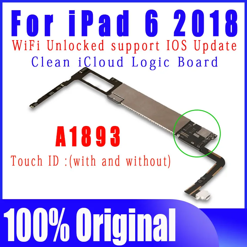 Чистая iCloud A1893 версия Wi-Fi без идентификационной учетной записи оригинальные