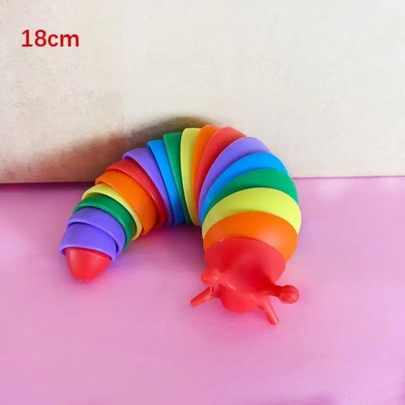 

Stress Relief Toys Educational Toys Pp Material Funny Cute Caterpillar Children Gift Caterpillar Toy Boxed Interactive Slug 18cm