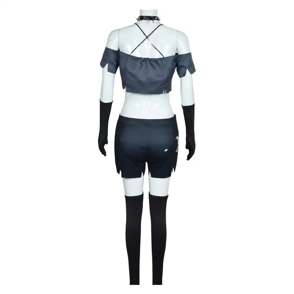 Маскировка Loona Косплей серая одежда аниме мультфильм злого лидера начальника