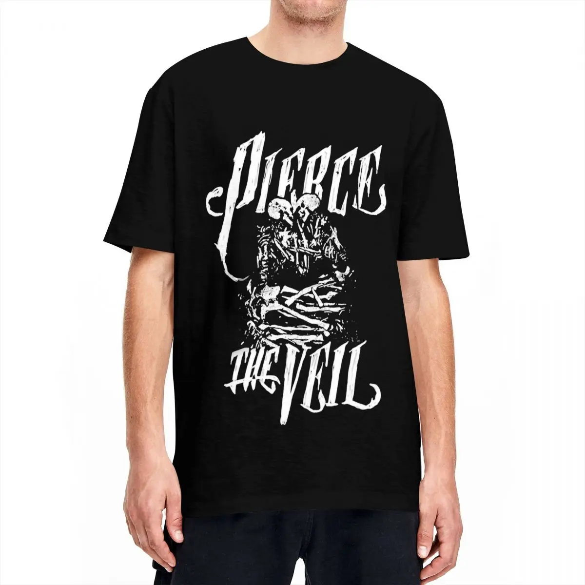 Яркая футболка из чистого хлопка с коротким рукавом и круглым вырезом