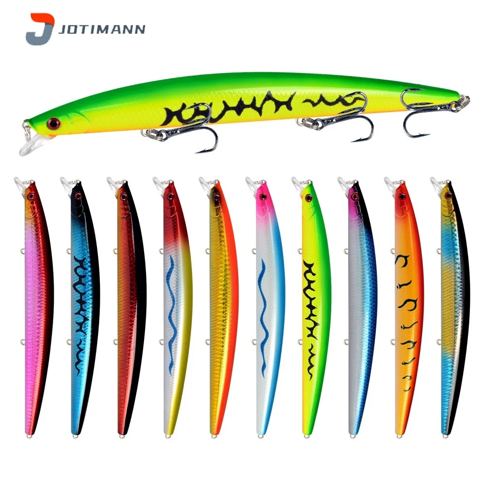 

New Minnow Spinning Fishing Lure Carp Striped Sea Bass Hard Bait 18cm/25g Wobblers Crankbaits Sea Trolling Fishing Tackle