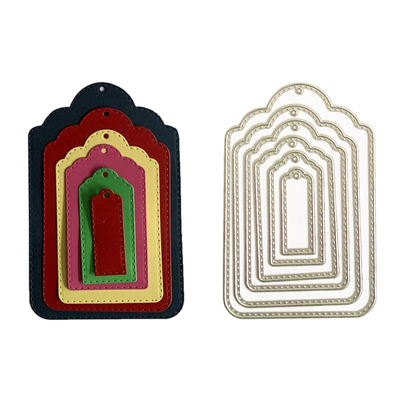 Металлические пресс-формы разных размеров для скрапбукинга и изготовления карт