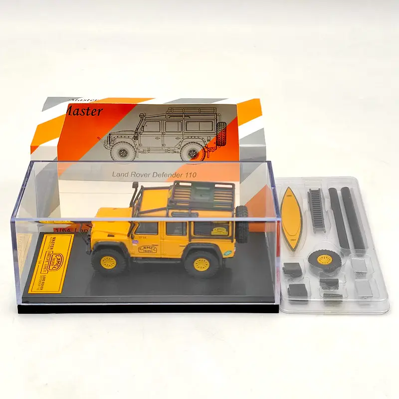 Мастер 1:64 л ~ R Defender 110 Camel Cup коллекция литье под давлением игрушки модели