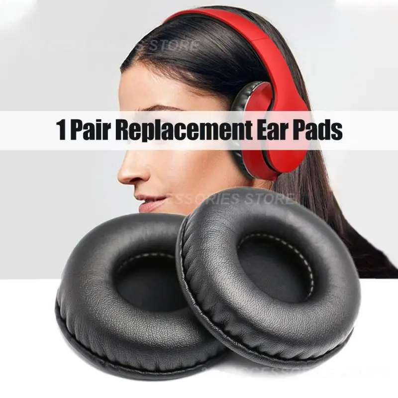 

Headphones Various Sizes Headphone Replacement Sponge Case Earphone Case Black Headphone Case Computer Peripherals