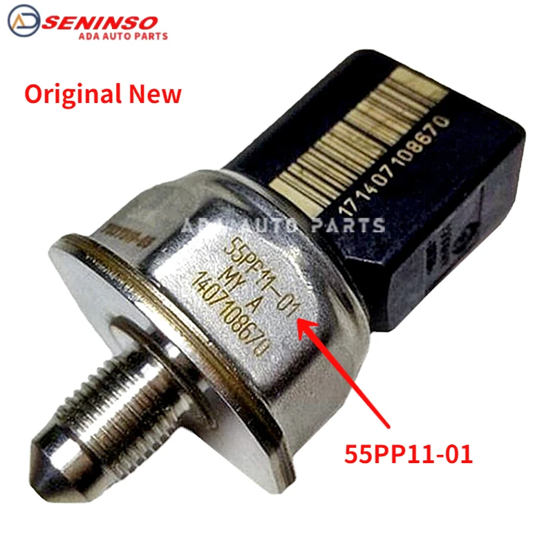 

3PCS OriginalNew 55PP11-01 55PP1101 7537319-05 13537537319 For BMW E24 E63 E64 E23 E32 E38 E65 E66 F01 Fuel Rail Pressure Sensor