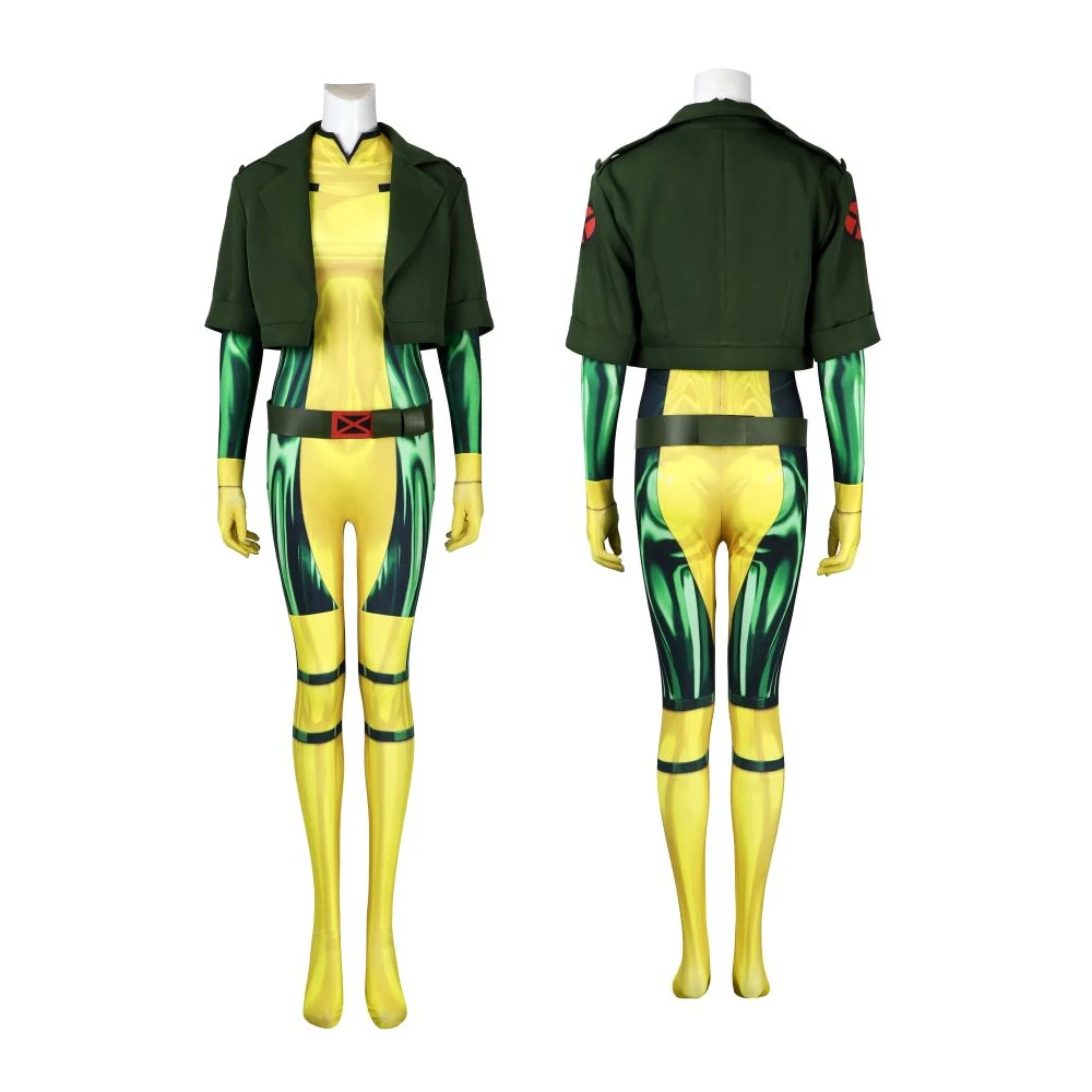 Костюм для костюмированной вечеринки на Хэллоуин ярко-желтый комбинезон с