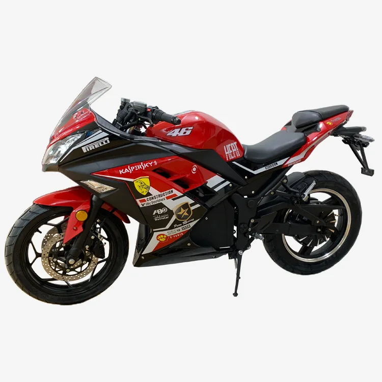 Speed 120km/h 100km endurance mileagemelectric motorbike for adults racing motorcycle side car