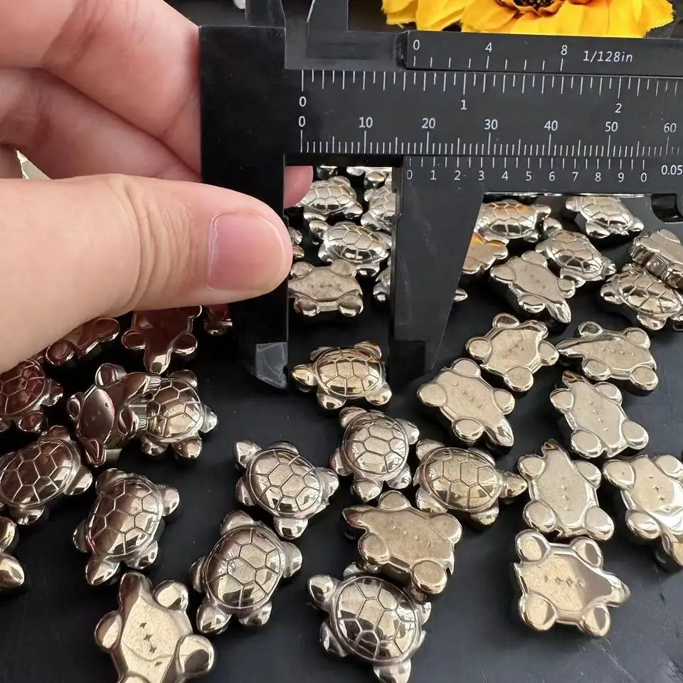 

Высококачественный натуральный полированный пиритовый черепаховый кристалл, подарки, лечебный камень, свадебные сувениры