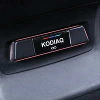 car rear charging port usb hole anti clogging for skoda karoc kodiaq accessories interior trim car protective cover trim