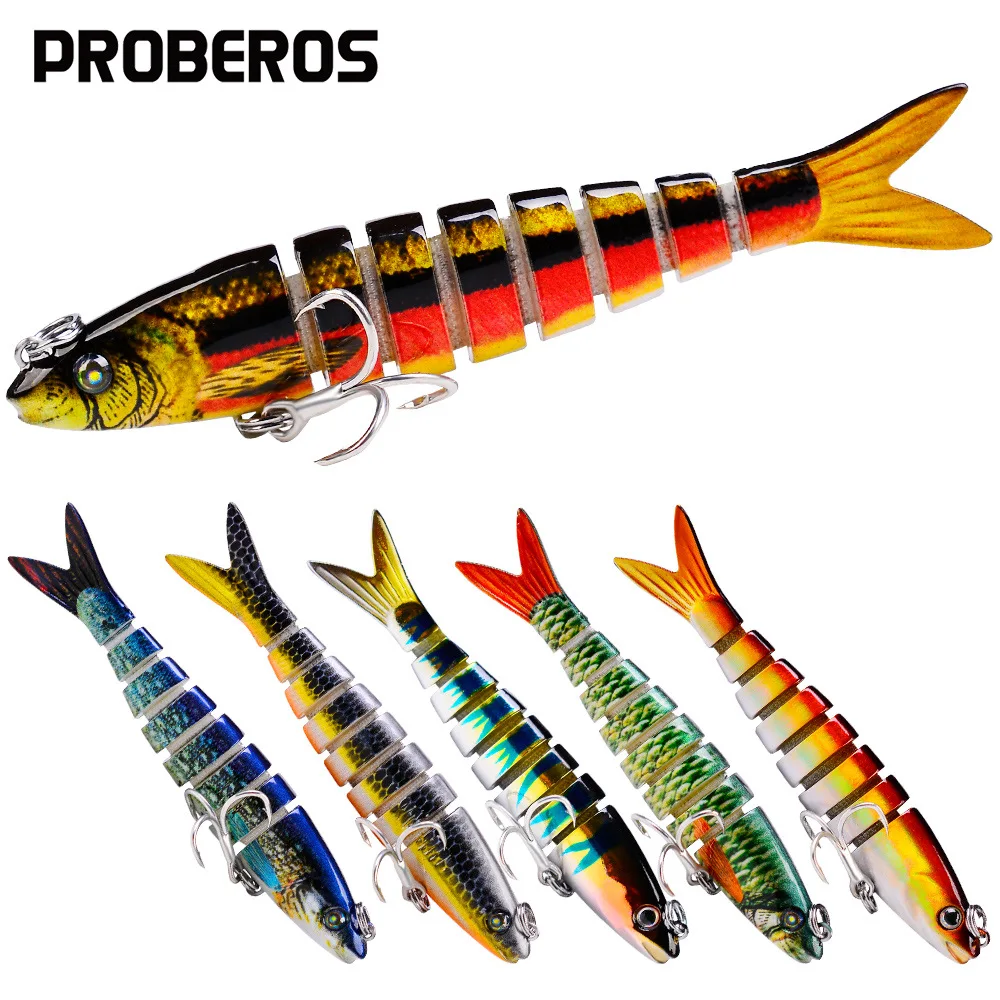 

Multi section fish bait 9cm / 7g bionic road sub bait plastic hard bait blood tank hook haidiao road sub bait wholesale