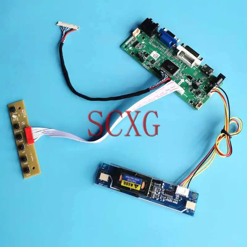 

Плата драйвера матрицы ЖК-дисплея подходит для LP171WP5 LP171WP6 LP171WP7 2CCFL 1440*900 VGA DVI HDMI-Совместимость 17,1 "Комплект «сделай сам» 30-контактный LVDS