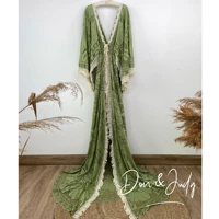 donjudy spring lace boho maternity or non maternity dresses photoshoot robe dress long photography props pregnant clothes 2022