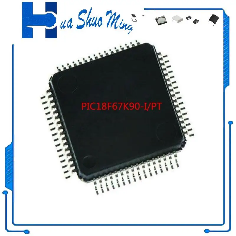 

1PCS/LOT PIC18F67K90-I/PT PIC18F67K90 18F67K90 QFP64