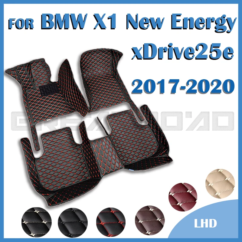 

Car Floor Mats For BMW X1 New Energy xDrive25e 2017 2018 2019 2020 Custom Auto Foot Pads Carpet Cover Interior Accessories