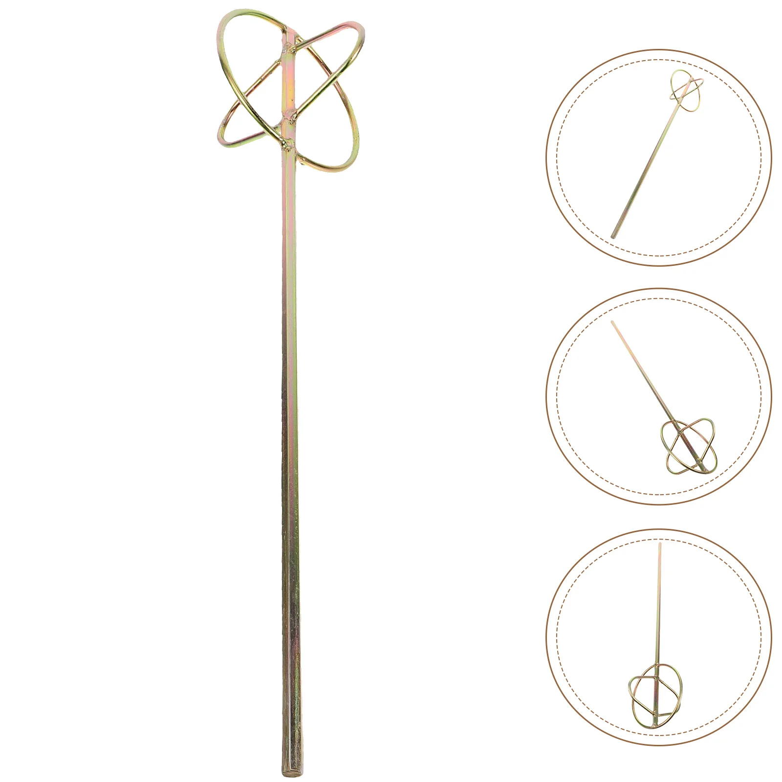 

Electric Mixer Cement Paint Mortar Drill Long Attachment Paddle Rods Mixing Sticks Stirring Mud Head Drywall Beater