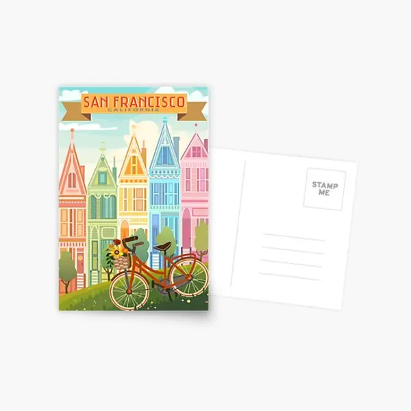 

Открытка из Сан-Франциско, фотооткрытка, фотография в стиле модерн, для спальни, в помещении, альбом Hoom Boys, модная поздравительная открытка с...