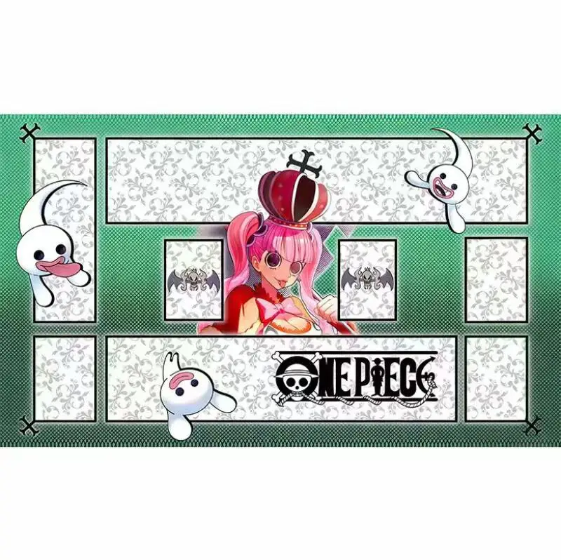 Фото Игровой коврик для карт 60*35*0.2см по аниме One Piece OPCG, новая серия: Перона, Ямато, Нами, Ута, Боа Хэнкок, Лоу. Коллекционные подарки и игрушки. №2