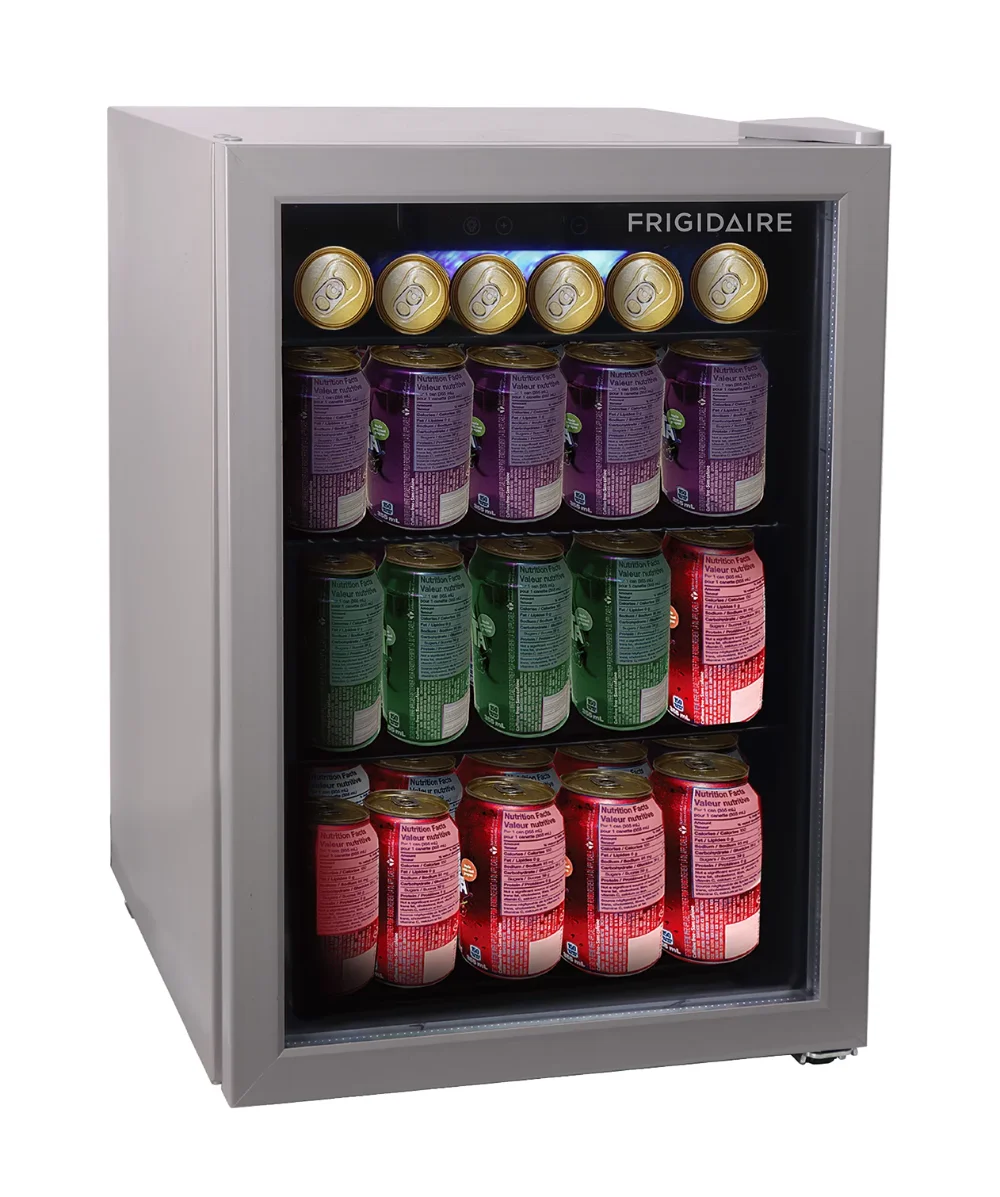 Frigidaire 88 Can or 25 Wine Bottle Beverage Center Refrigerator, EFMIS9000， Mini Fridge