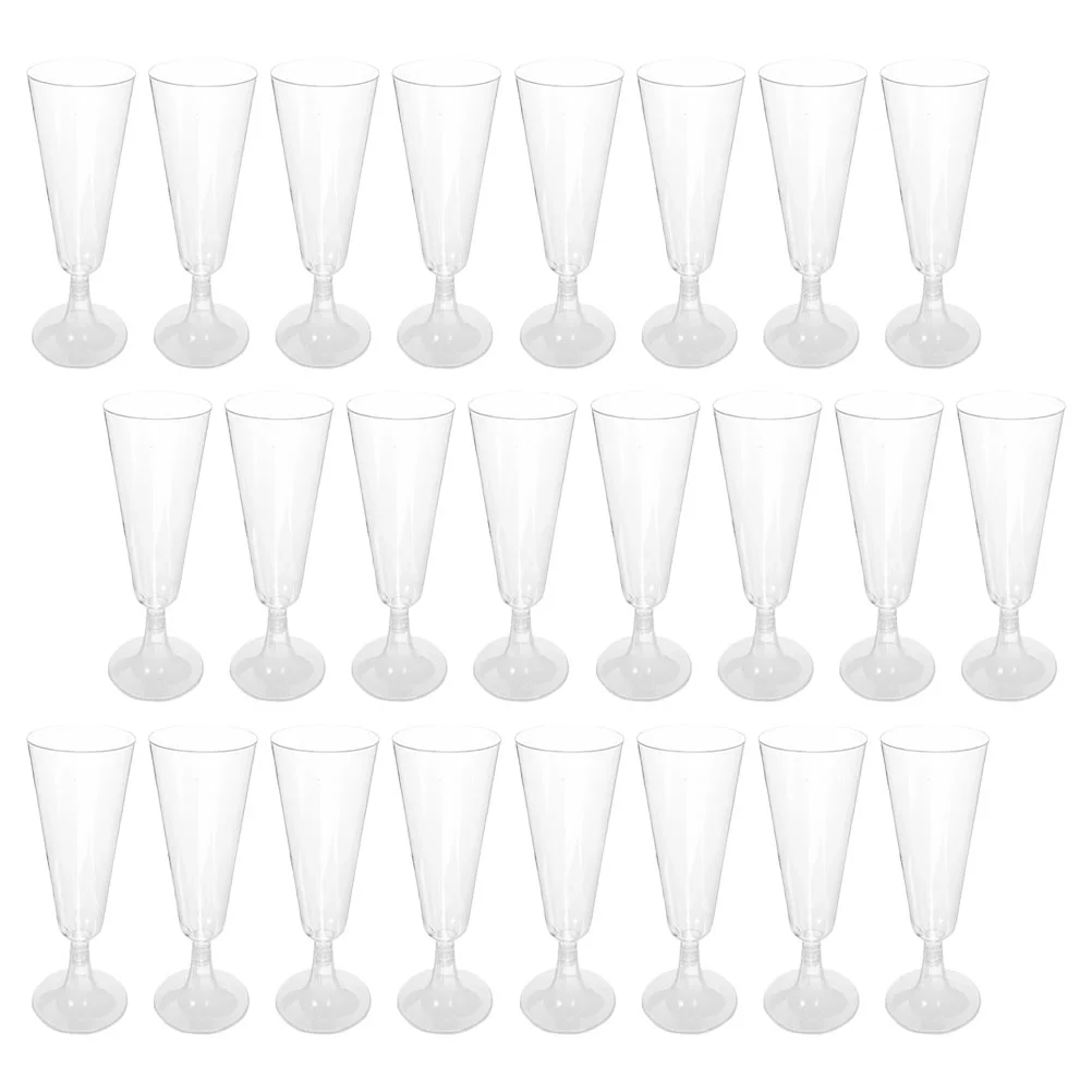 

40 Pcs Plastic Goblet Cocktail Goblets Bar Cups Glasses Drinks Disposable Party Drinking Clear