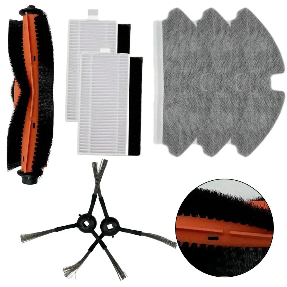 Основная боковая щетка фильтр набор тряпок для швабры Mova M1/для Ttouver M1 аксессуары