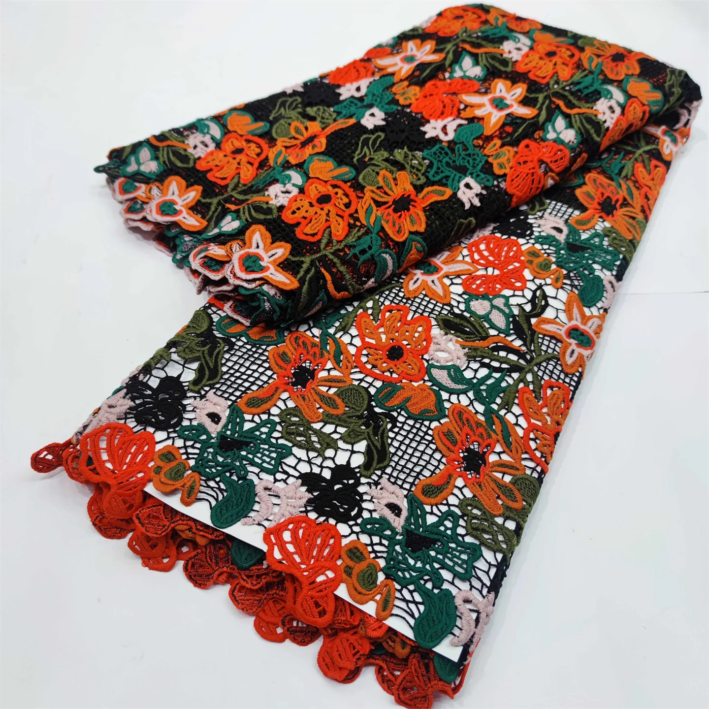 

Hot Sale French Sequins Tissus en Dentelle 5 Yards 2022 High Quality Nigerian Lace Tulle Fabric for Asoebi Dress Sewing EYYN23