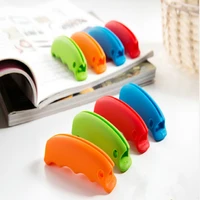 candy color silicone home storage organization bag clips bag handle handheld lift the bag multifunctional bag carrying device