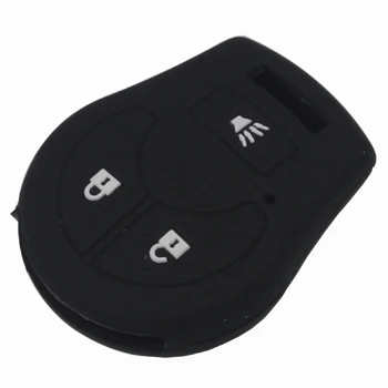 

Jingyuqin силиконовый чехол для дистанционного ключа для Nissan March Tiida Altima Armada Cube Juke Maxima Pathfinder Rogue Sentra Versa