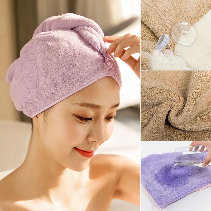 

Hair Drying Towel Ultra Absorbent Convenience Quick Dry Hair Turban Hair Towel Ultra Absorbent Convenience Quick Dry gass