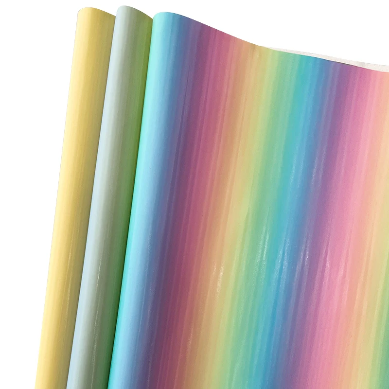 

Искусственная кожа, радужная ткань, листы, материал сумки для обуви/сумок, аксессуары «сделай сам», ткань 46*135 см