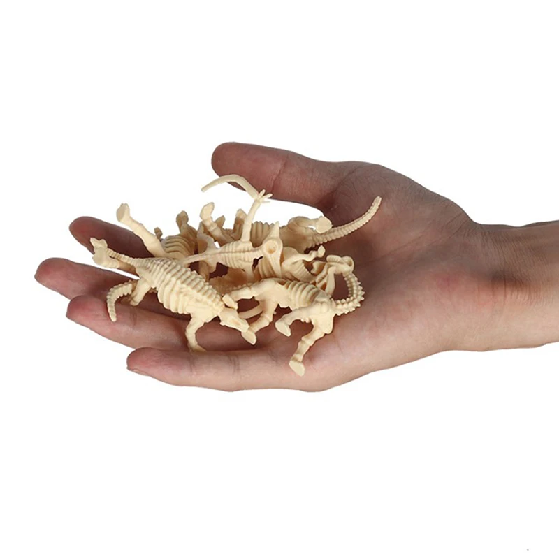 

12pcs Dinosaur Toys Fossil Skeleton Simulation Model Set Mini Action Figure